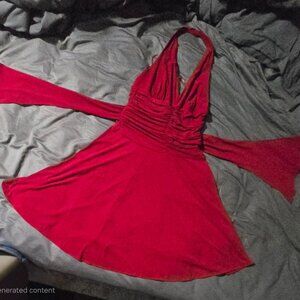 JS Botique Jersey Couture Red Dress